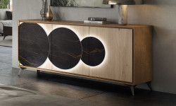 Univers - Enfilade 3 portes avec éclairage LED 
